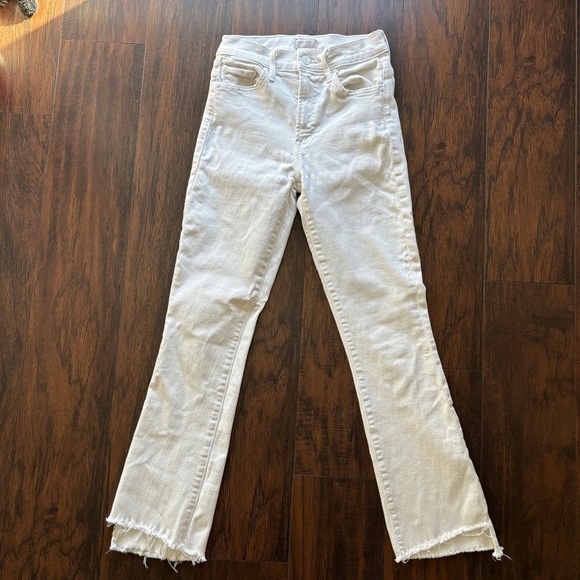 BUNDLE Mother Jeans The Rascal Ankle (blue) & The Insider Crop Step Fray (white) - Picture 10 of 16